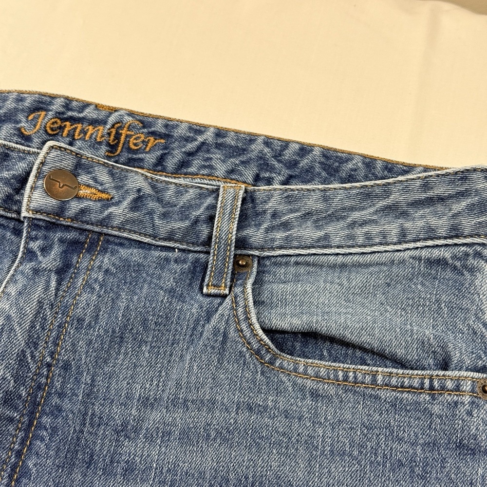 Kimes‎ Ranch Jennifer Jeans Womens 12/32 Super Flare Leg High Rise Mid Wash USA - Picture 11 of 14